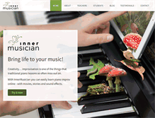 Tablet Screenshot of innermusician.com